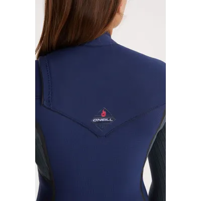 Дамски неопренов костюм O'NEILL Wms Hyperfreak Fire 3/2+ Chest Zip Full, NAVY