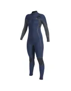 Дамски неопренов костюм O'NEILL Wms Hyperfreak Fire 3/2+ Chest Zip Full, NAVY