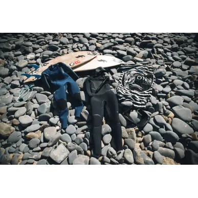 Дамски неопренов костюм O'NEILL Wms Hyperfreak FIRE 5/4 chest zip full, navy/shade