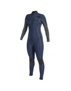 Дамски неопренов костюм O'NEILL Wms Hyperfreak FIRE 5/4 chest zip full, navy/shade