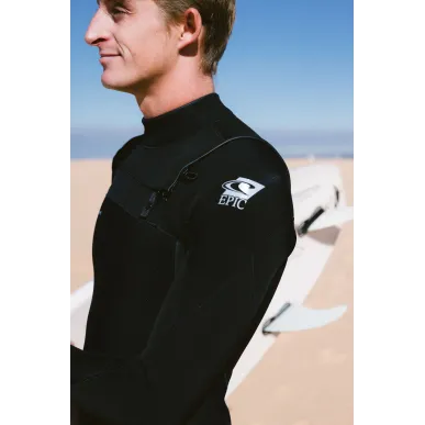 Мъжки неопренов костюм O'NEILL Epic 4/3 Chest Zip Full, BLACK