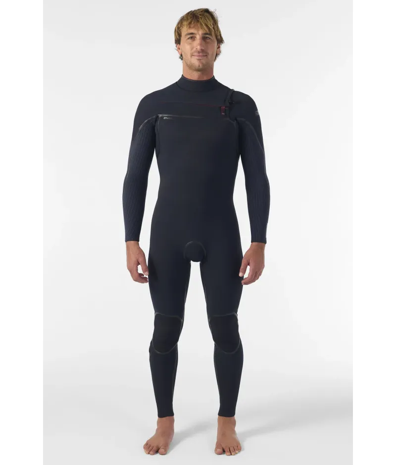 Мъжки неопренов костюм O'NEILL Hyperfreak Fire 3/2+ Chest Zip Full, BLACK