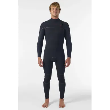 Мъжки неопренов костюм O'NEILL Hyperfreak Fire 3/2+ Chest Zip Full, BLACK