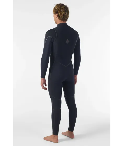 Мъжки неопренов костюм O'NEILL Hyperfreak Fire 3/2+ Chest Zip Full, BLACK
