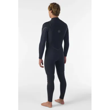 Мъжки неопренов костюм O'NEILL Hyperfreak Fire 3/2+ Chest Zip Full, BLACK