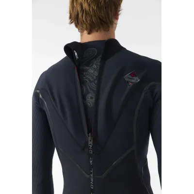 Мъжки неопренов костюм O'NEILL Hyperfreak Fire 4/3+ Back Zip Full, black
