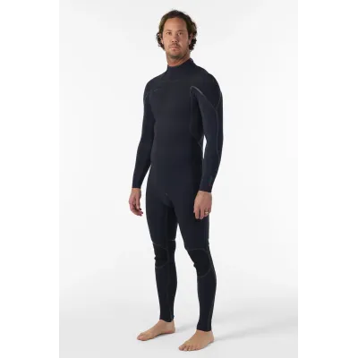 Мъжки неопренов костюм O'NEILL Hyperfreak Fire 4/3+ Back Zip Full, black