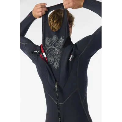 Мъжки неопренов костюм O'NEILL Hyperfreak Fire 4/3+ Back Zip Full, black