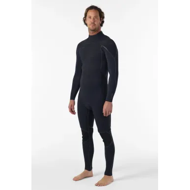 Мъжки неопренов костюм O'NEILL Hyperfreak Fire 5/4+ Back Zip Full, black