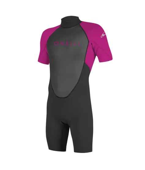Детски неопрен O'NEILL YOUTH REACTOR 2- 2MM Back zipZ S/S FULL, black & berry