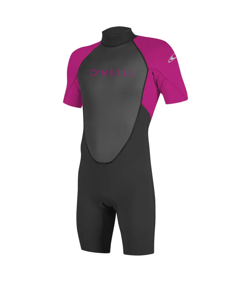 Детски неопрен O'NEILL YOUTH REACTOR 2- 2MM Back zipZ S/S FULL, black & berry