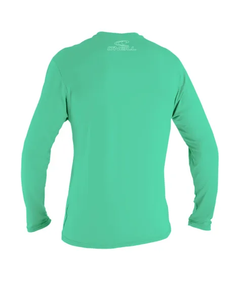 Детска блуза с дълъг ръкав с UV защита O'NEILL Youth basic skins L/S sun shirt, LIGHT AQUA