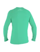 Детска блуза с дълъг ръкав с UV защита O'NEILL Youth basic skins L/S sun shirt, LIGHT AQUA