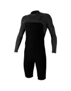 Мъжки неопренов костюм O'NEILL Hyperfreak 2mm Chest Zip L/S Spring, BLACK