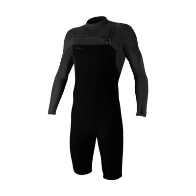 Мъжки неопренов костюм O'NEILL Hyperfreak 2mm Chest Zip L/S Spring, BLACK
