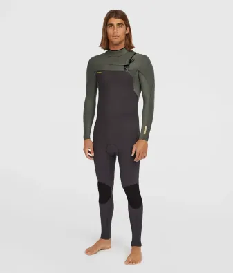 O'Neill Hyperfreak 3/2+ Chest Zip Full, Arabica / Chimera – Men's Wetsuit