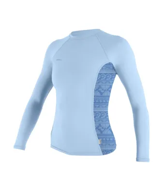 ДАМСКА СЛЪНЦЕЗАЩИТНА БЛУЗА С ДЪЛЪГ РЪКАВ O'NEILL Wms Hyperfreak Skins L/S Rash Guard