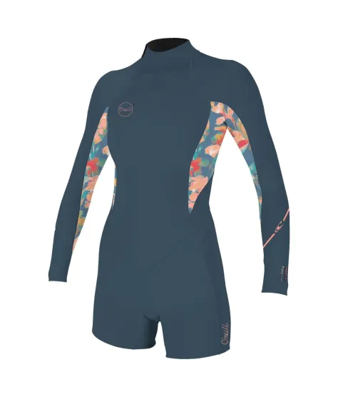Дамски неопренов костюм ONEILL Wms Bahia 2/1 Back Zip L/S Spring