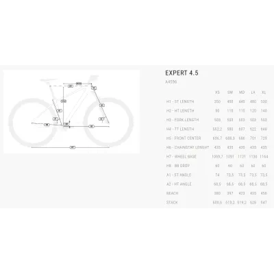 Крос кънтри велосипед BH EXPERT 4.5, червен Крос кънтри велосипед BH EXPERT 4.5, червен