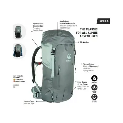 Kohla Alpinist Guide 28L | Раница за ски туризъм