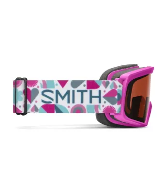 Детска ски/сноуборд маска SMITH SNOWDAY vivid pink hearts | RC36 ROSE COPPER ANTIFOG