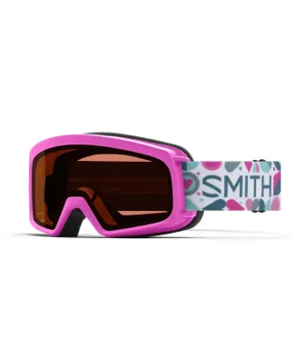 Детска ски/сноуборд маска SMITH SNOWDAY vivid pink hearts | RC36 ROSE COPPER ANTIFOG