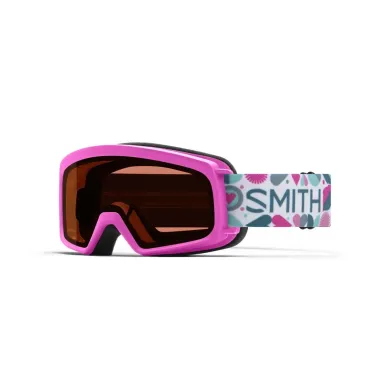 Детска ски/сноуборд маска SMITH SNOWDAY vivid pink hearts | RC36 ROSE COPPER ANTIFOG