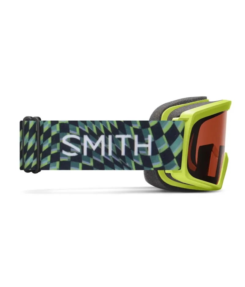Детска ски/сноуборд маска SMITH RASCAL electric lime left turn | RC36 ROSE COPPER ANTIFOG