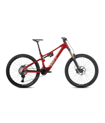 BH iLYNX+ DL Enduro Carbon 9.7, червено ендуро електрическо колело, изглед отстрани