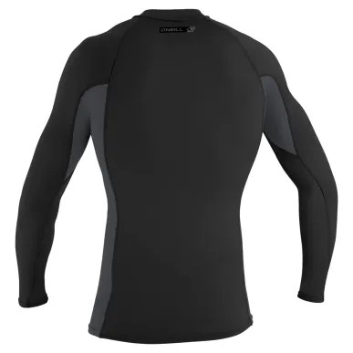 O'NEILL MENS PREMIUM SKINS L/S Rash Guard black/graph/black – view 2