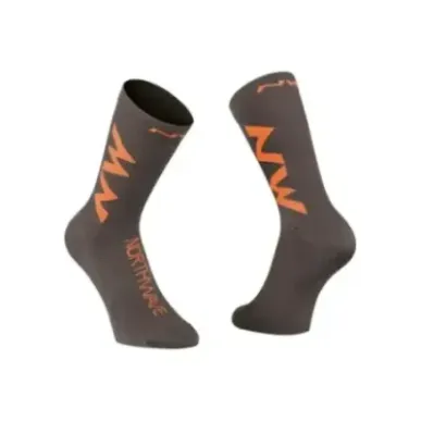 Northwave Extreme Air Anthra/Siena Or - Cycling Socks