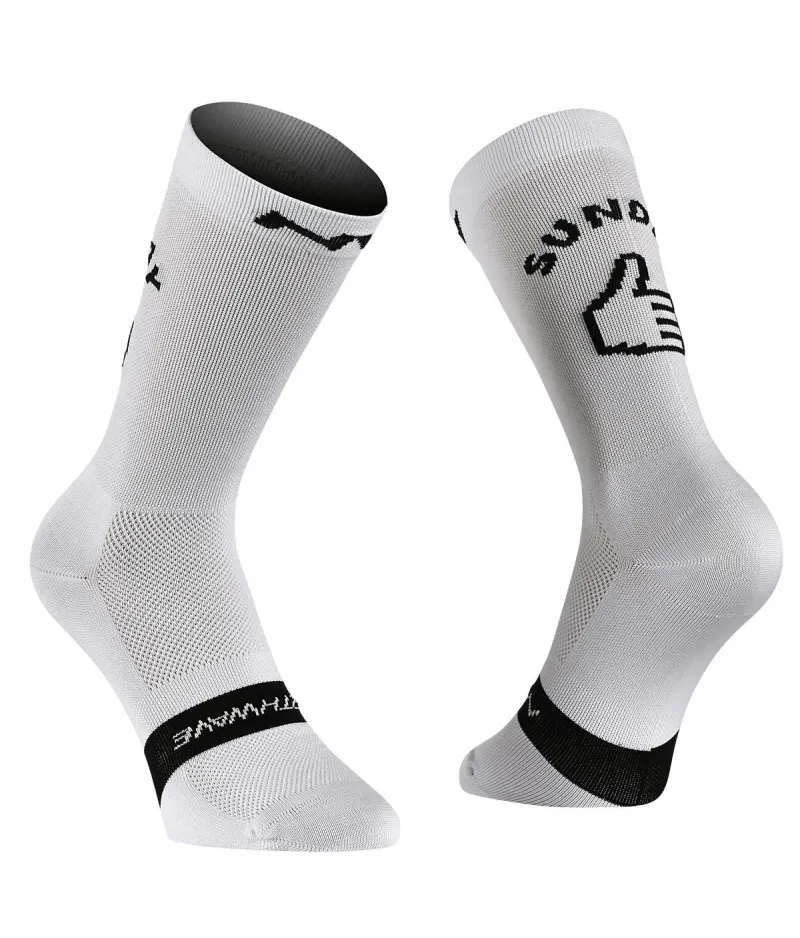 Northwave Sunday Monday White - Cycling Socks