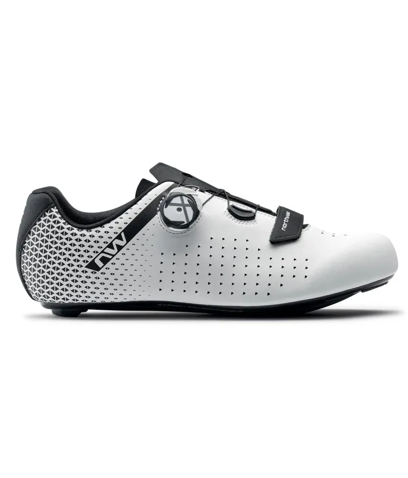 Northwave Core Plus 2 White/Black - Road Cycling Shoes