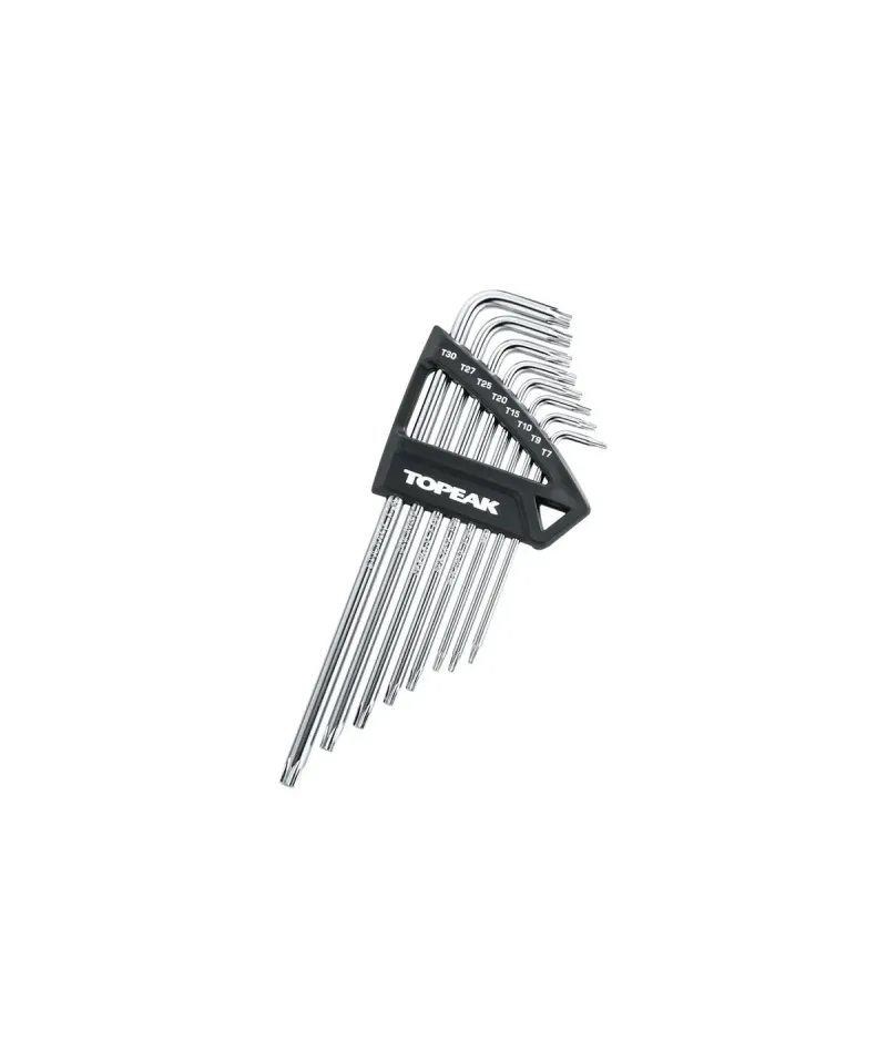 Topeak Torx Wrench Set T7/T9/T10/T15/T20/T25/T27/T30 - Bike Tool Topeak Torx Wrench Set T7/T9/T10/T15/T20/T25/T27/T30 - Bike Tool