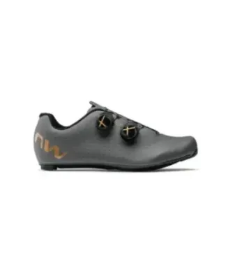 Northwave Revolution 3 Dark Grey/Gold - Road Cycling Shoes