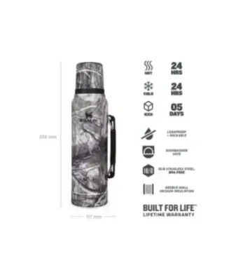Stanley Legendary Classic 1.0L 1.1QT Bottomland Mossy Oak | Термос