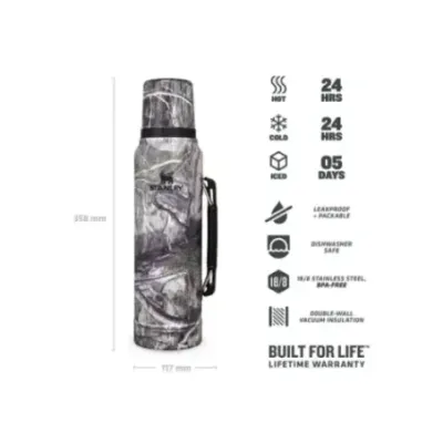 Stanley Legendary Classic 1.0L 1.1QT Bottomland Mossy Oak | Термос