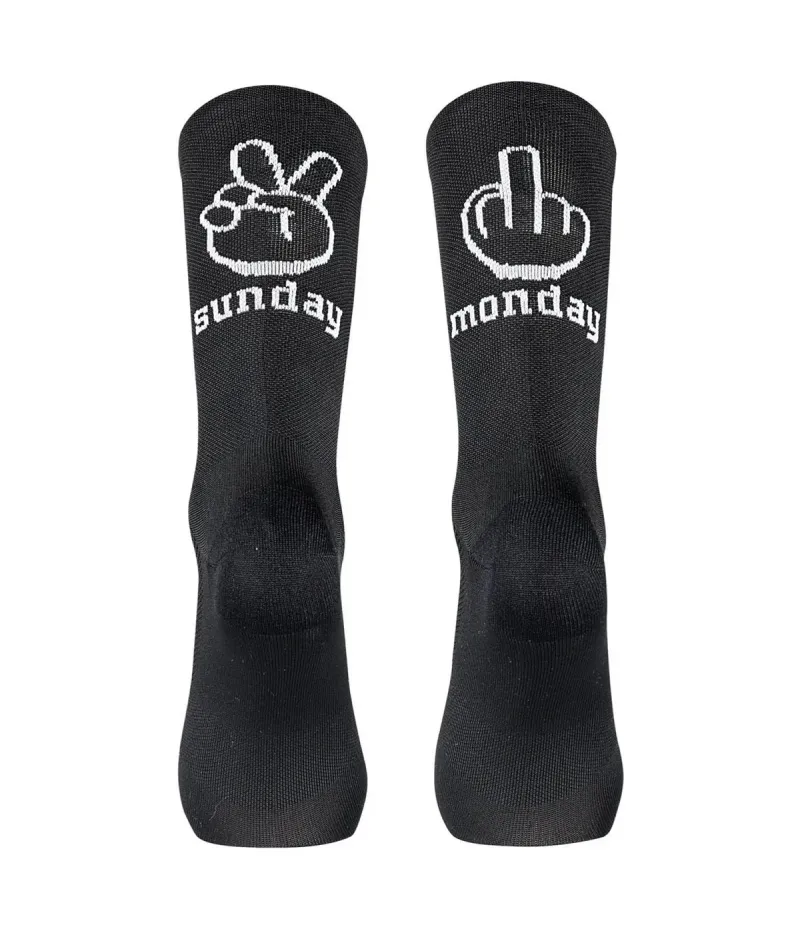 Northwave Sunday Monday Black - Cycling Socks