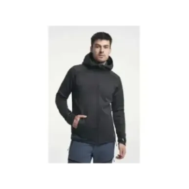 Tenson TXlite Midlayer Zip Black | Мъжки суитшърт с качулка