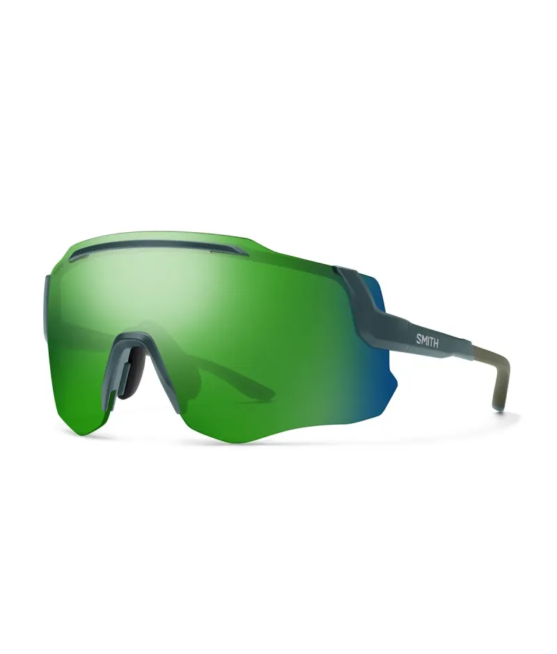 Smith Momentum Matte Stone Moss ChromaPop Green Mirror - Sunglasses Smith Momentum Matte Stone Moss ChromaPop Green Mirror - Sunglasses