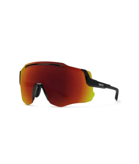 Smith Momentum Black ChromaPop Red Mirror - Sunglasses