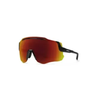 Smith Momentum Black ChromaPop Red Mirror - Sunglasses