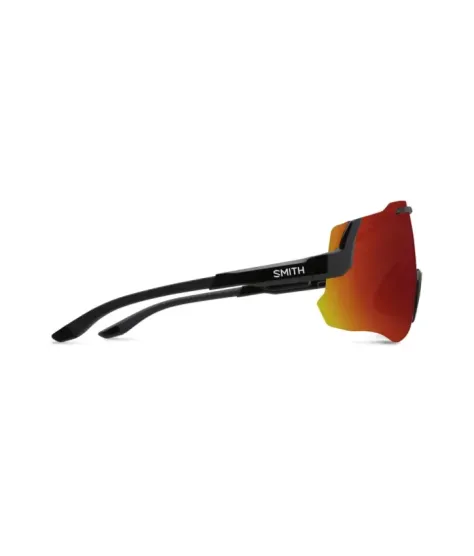Smith Momentum Black ChromaPop Red Mirror - Sunglasses