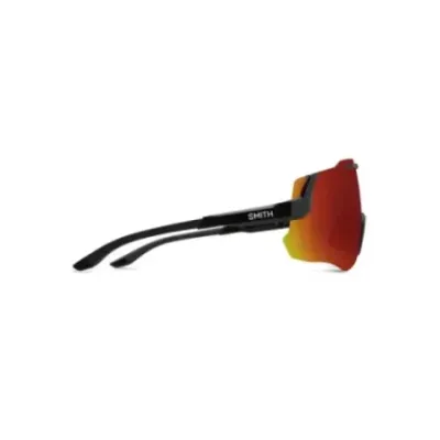 Smith Momentum Black ChromaPop Red Mirror - Sunglasses