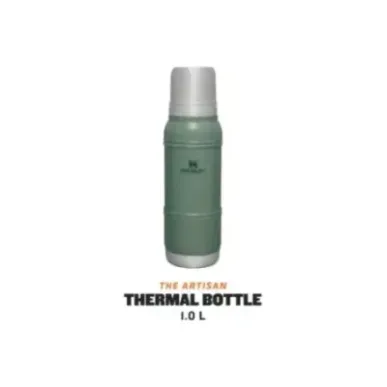 Stanley Artisan Thermal 1.0L 1.1 QT Hammertone Green | Бутилки за вода