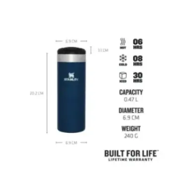 Stanley AeroLightTM Transit Mug .47L 16oz Royal