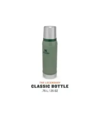 Stanley Legendary Classic .75L 25oz Hammertone Green - Vacuum Bottle