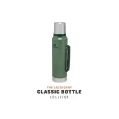 Stanley Legendary Classic 1.0L 1.1QT Hammertone Green - Vacuum Bottle