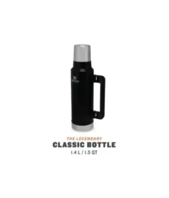 Stanley Legendary Classic 1.4L 1.5QT Matte Black - Vacuum Bottle