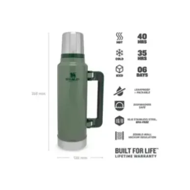 Stanley Legendary Classic 1.4L 1.5QT Hammertone Green | Термос